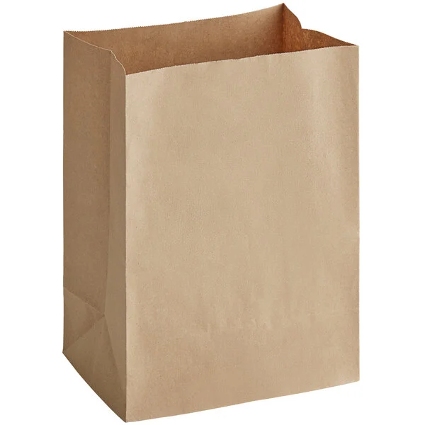 #1/8  Kraft Brown SOS Paper Bags